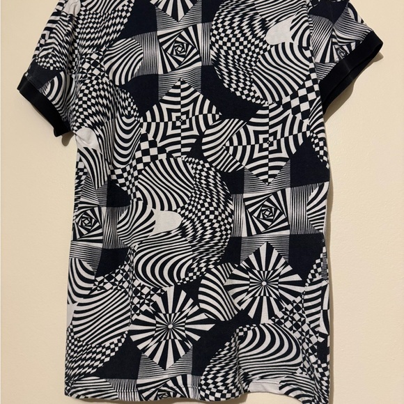 Very Rare Gianni Versace Baroque Optical Greca print Tshirt - Picture 7 of 9